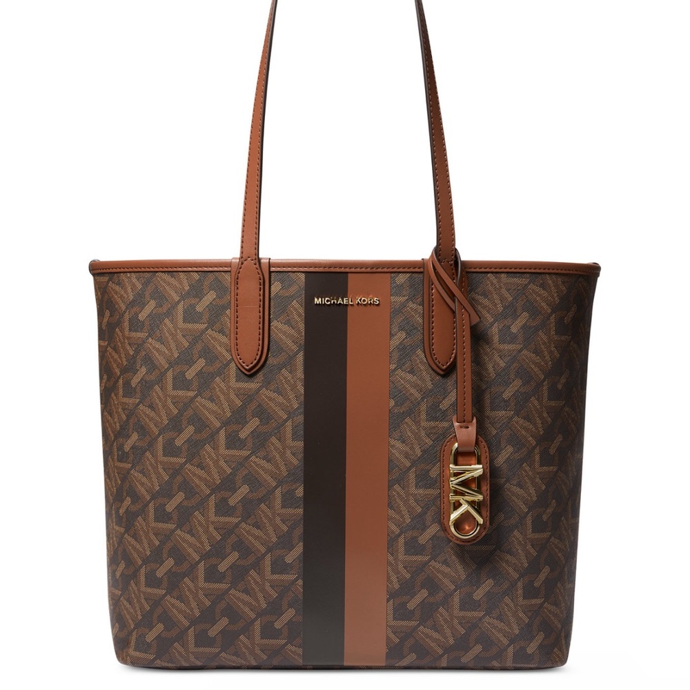 Michael Kors Eliza Large Logo East West Open Tote
